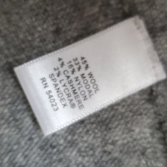 Banana Republic gray wool button front vest small euc - Picture 5 of 6